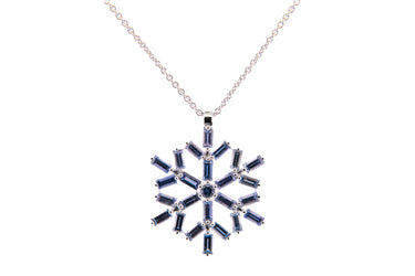 Astrid Pendant Small - Blue Ceylon Sapphires